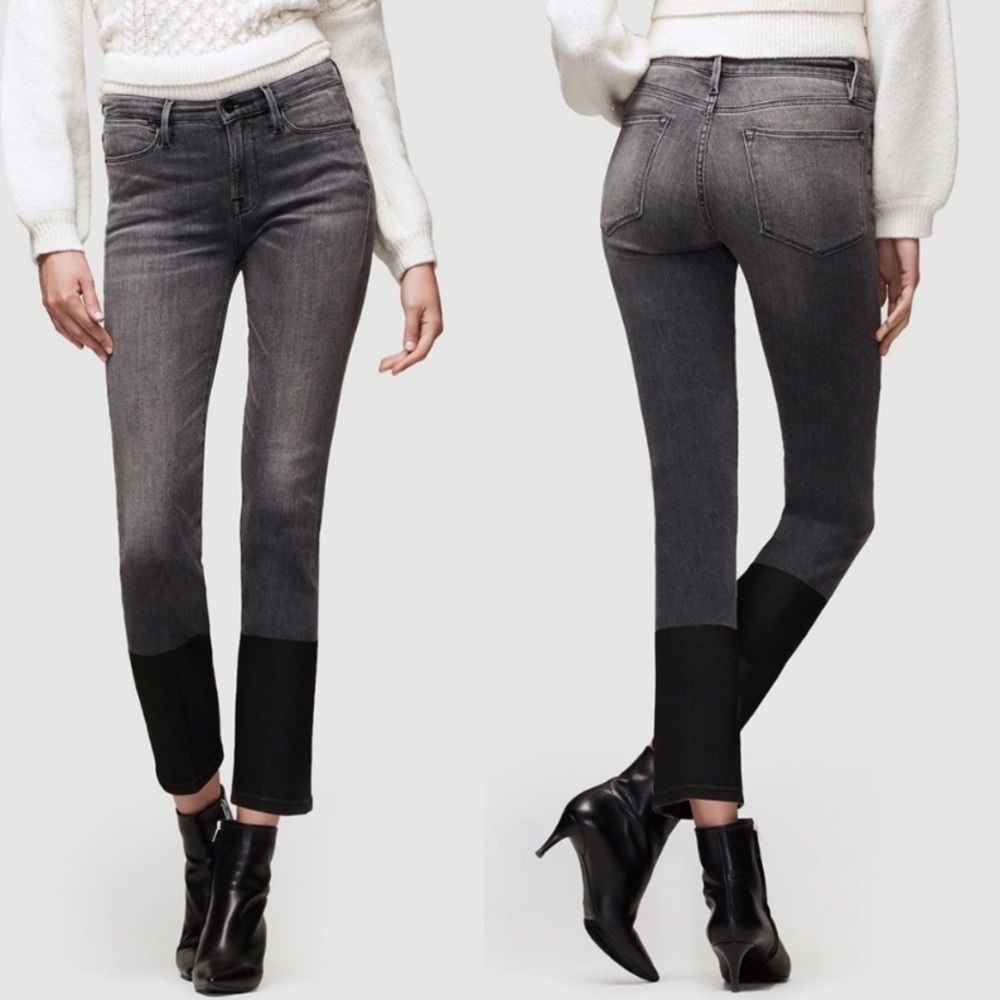 FRAME Le High Crop Straight Leg Sleepy Hollow Size 26